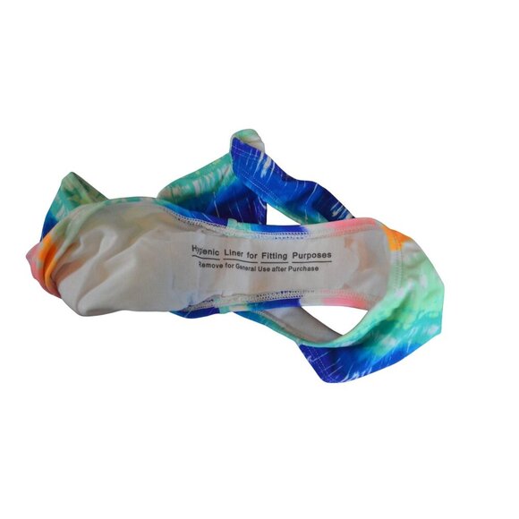 California Sunshine Ladies Multicolor Sunset Tie Dye Hipster Bikini Bottom Size - Picture 4 of 4